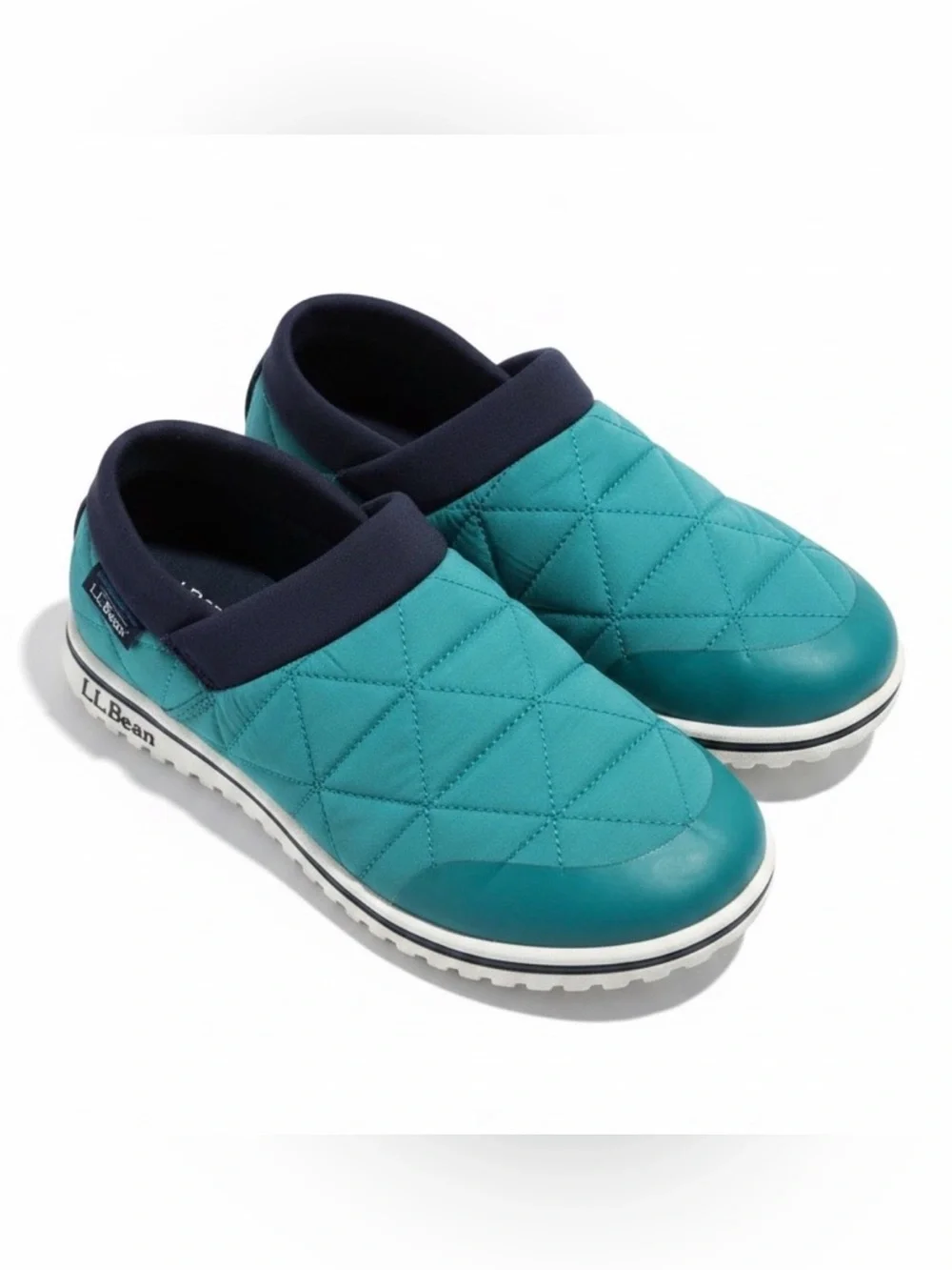 L.L. Bean Ultralight Teal PrimaLoft Slip-On Shoes Kids Sz 1